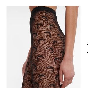 Marine serre fish net tights